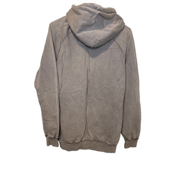 Any Means Necessary Graphic Print Hoodie Gray Mens Size M Pullover - Picture 2 of 3